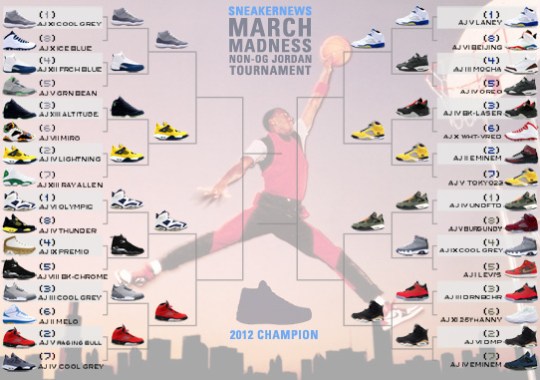 Sneaker News March Madness Non-OG Air Jordan Tournament – Sweet 16 Winners Announced