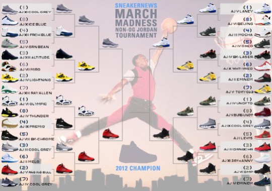 Sneaker News March Madness Non-OG Air Jordan Tournament – Final Four Announced