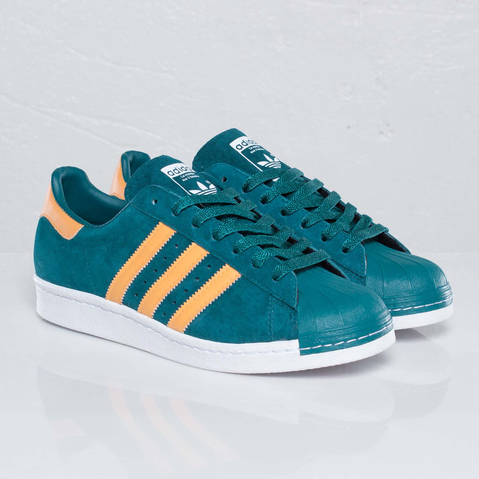 Adidas Originals Superstar 80s Big Sur Half Orange 2