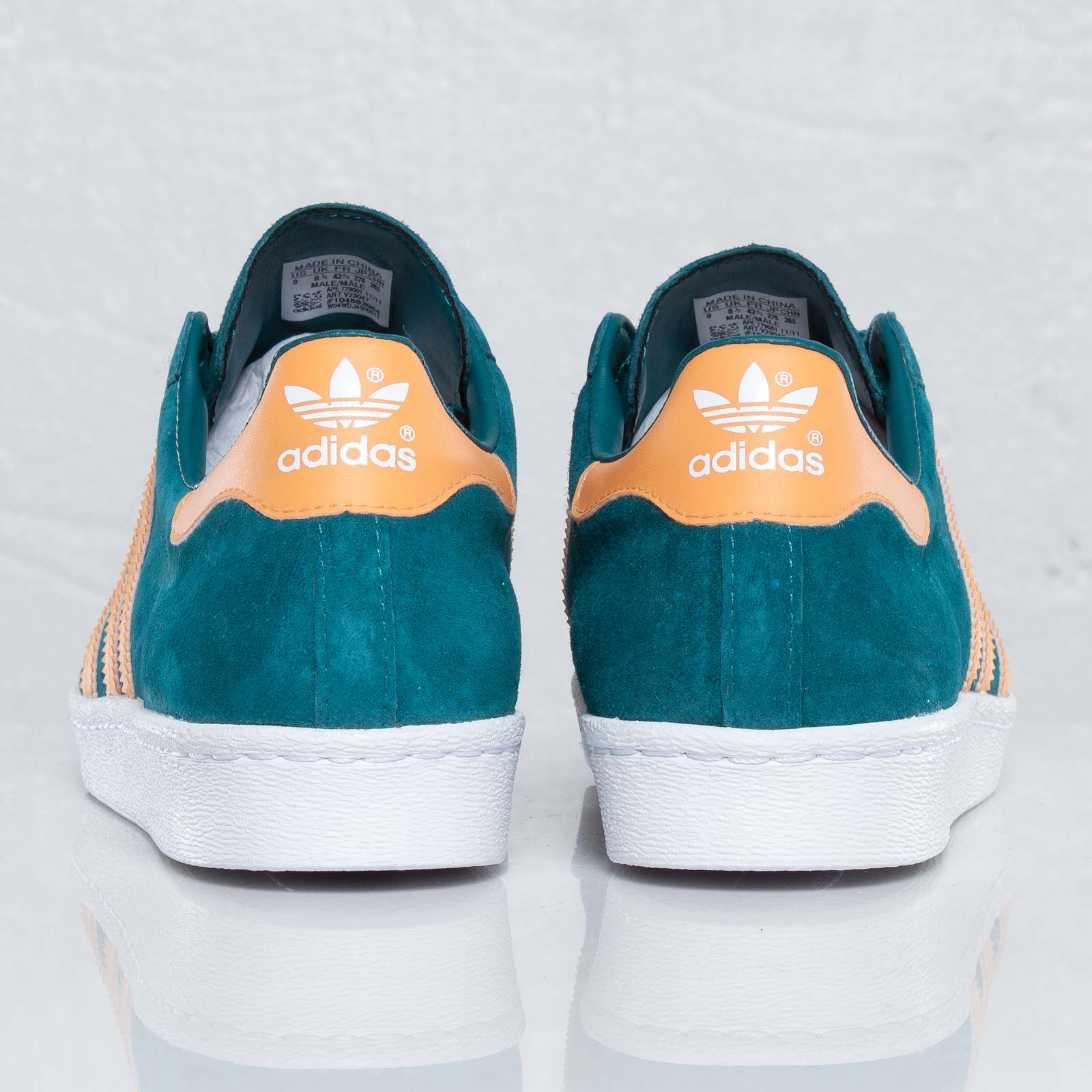Adidas Originals Superstar 80s Big Sur Half Orange 4