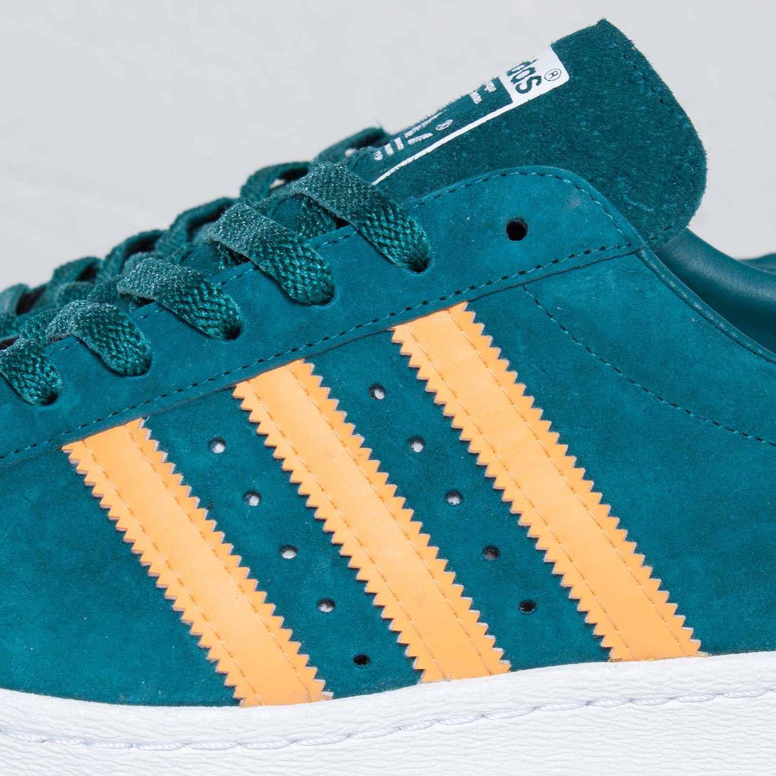 Adidas Originals Superstar 80s Big Sur Half Orange 6