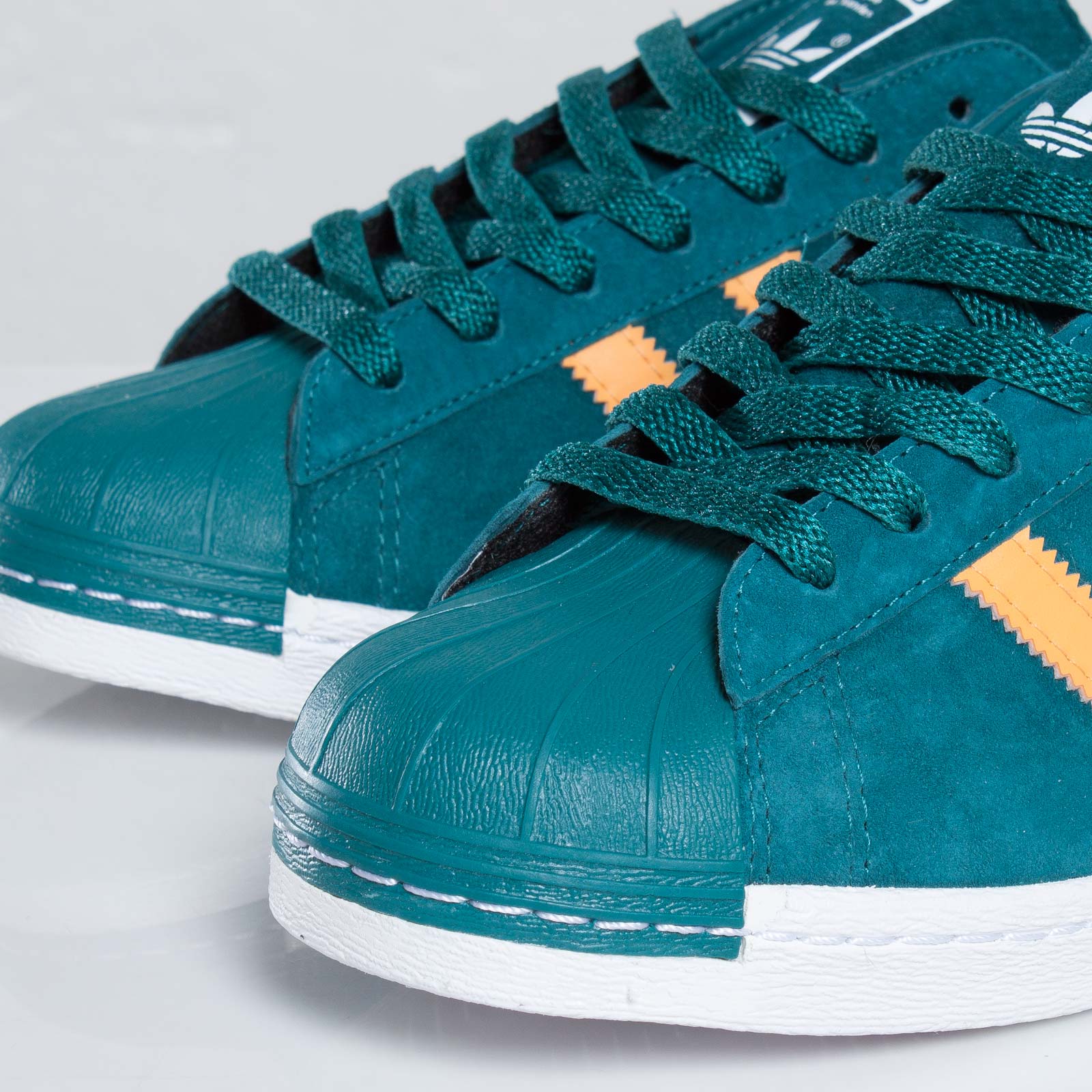Adidas Originals Superstar 80s Big Sur Half Orange 7
