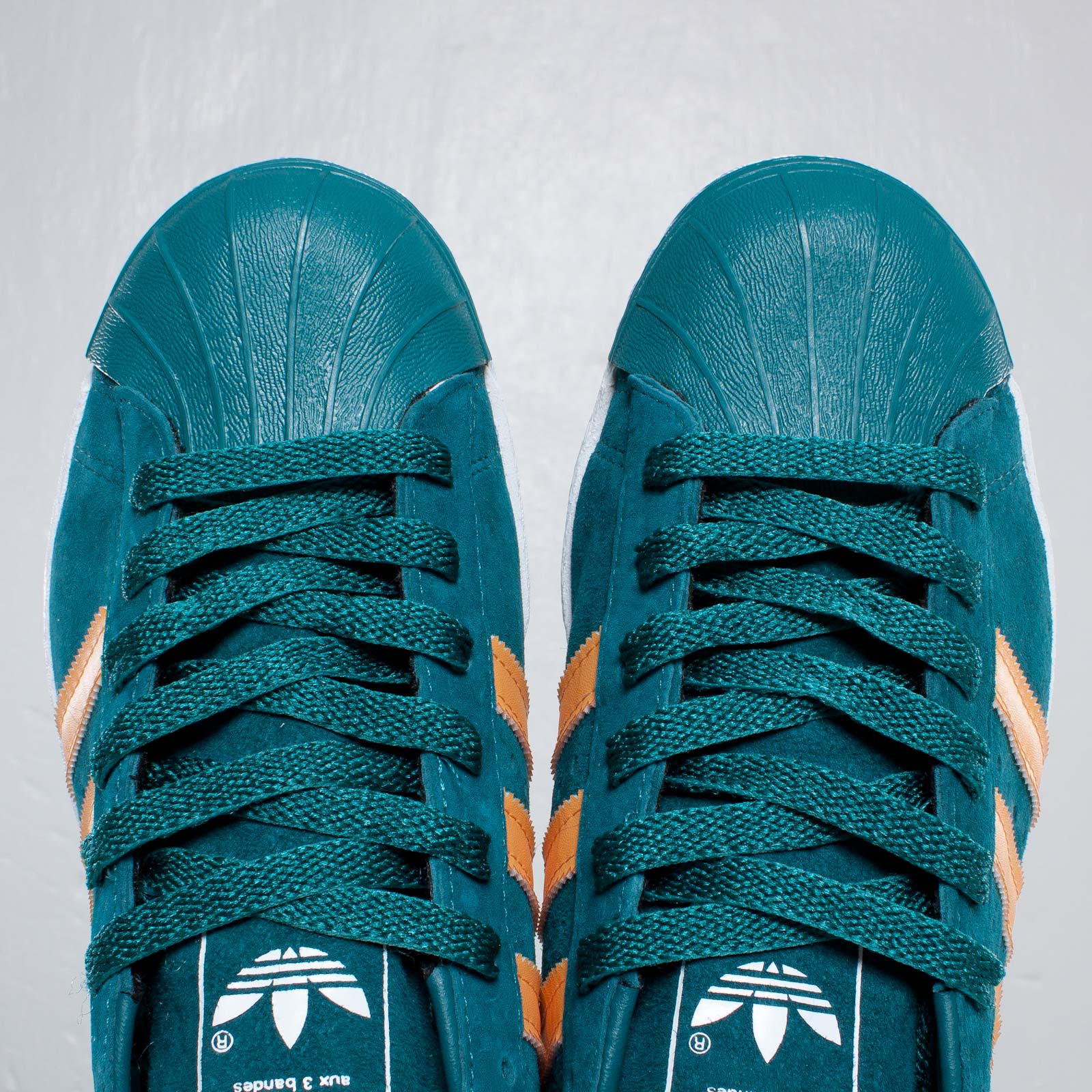 Adidas Originals Superstar 80s Big Sur Half Orange 8