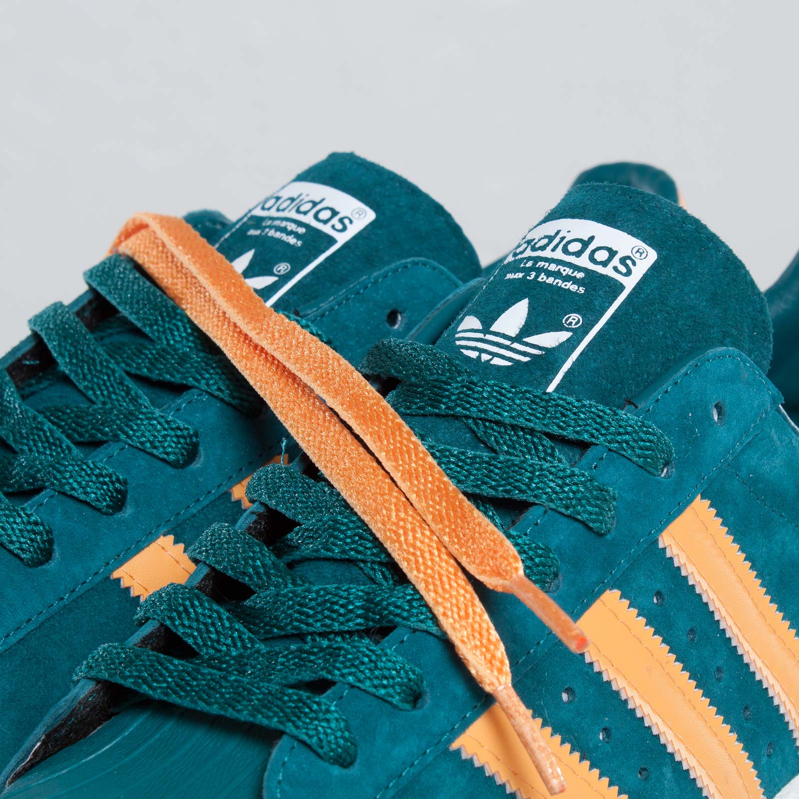 Adidas Originals Superstar 80s Big Sur Half Orange 9