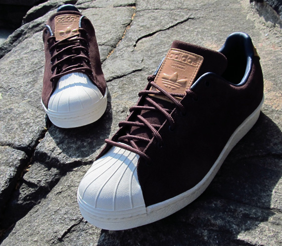 Adidas Originals Superstar 80s Clean Mahogany 2