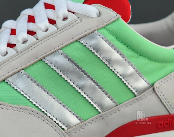 adidas Originals ZX 500 - Super Green - Light Scarlett