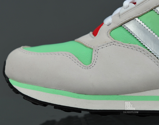 Adidas Originals Zx 500 Super Green Metalic Silver Light Scarlett 5