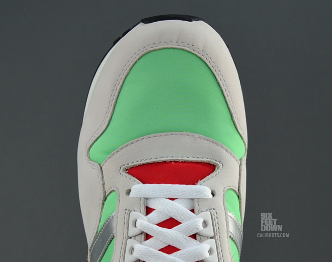 Adidas Originals Zx 500 Super Green Metalic Silver Light Scarlett 6