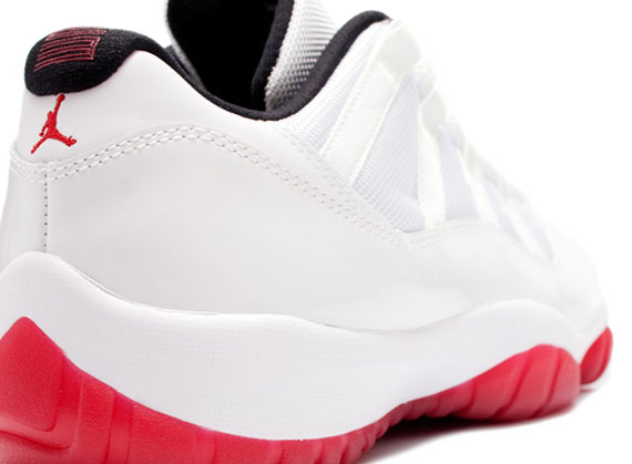 Air Jordan 11 Low White Varsity Red New Images 1