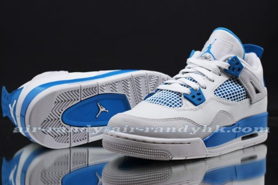 Air Jordan Iv Retro Gs Military Blue 5