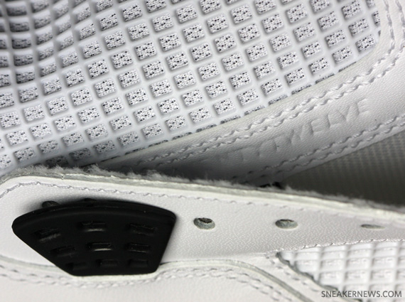 Air Jordan Iv White Cement 2012 Lettering 2