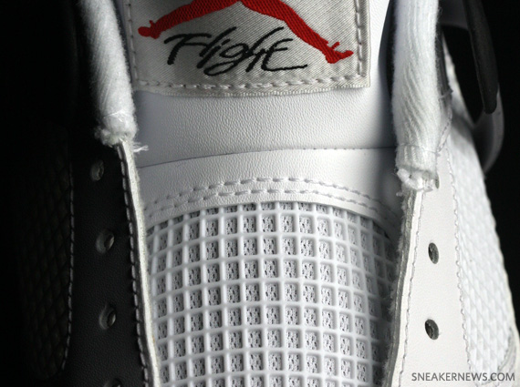 Air Jordan Iv White Cement 2012 Lettering 8