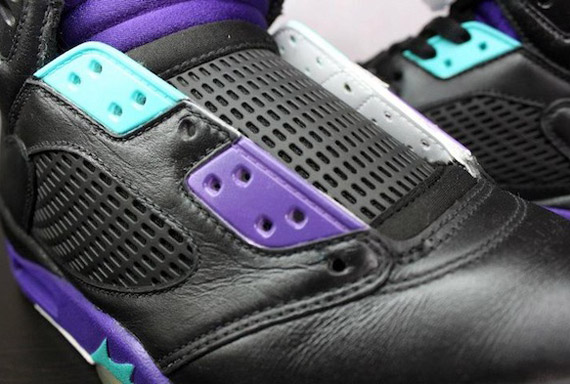 Air Jordan V 'Grape to Aqua' Customs by Rudnes