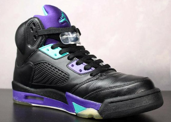 Air Jordan V Aqua To Grape Customs By Rudnes 4