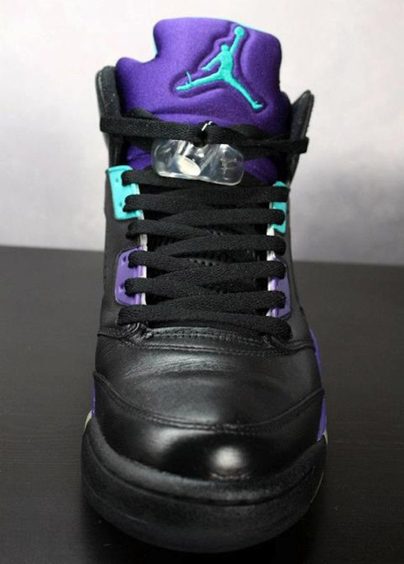 Air Jordan V Aqua To Grape Customs By Rudnes 6