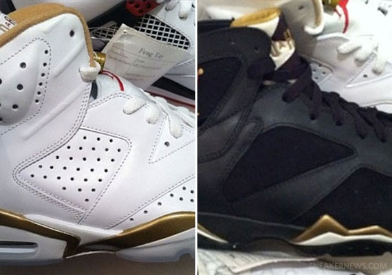 Air Jordan VI/VII Gold Medal Pack – Release Date