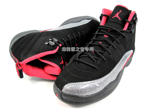 Air Jordan Xii Black Siren Red 4