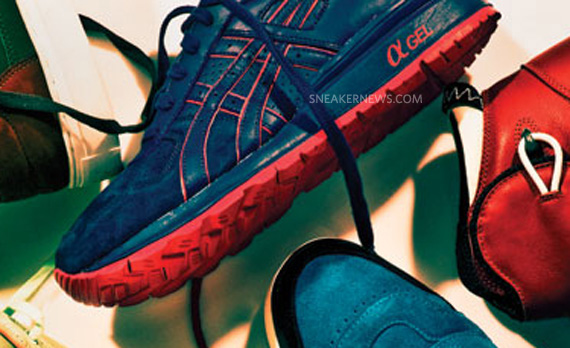 Asics Gt Ii Navy Red Ronnie Fieg Teaser