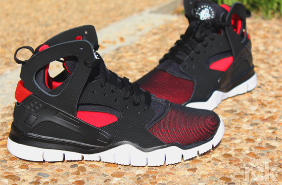 Huarache Bball Red Blk Rck 3