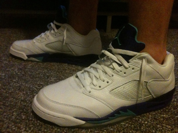 Jordan V Low Grape Customs 1