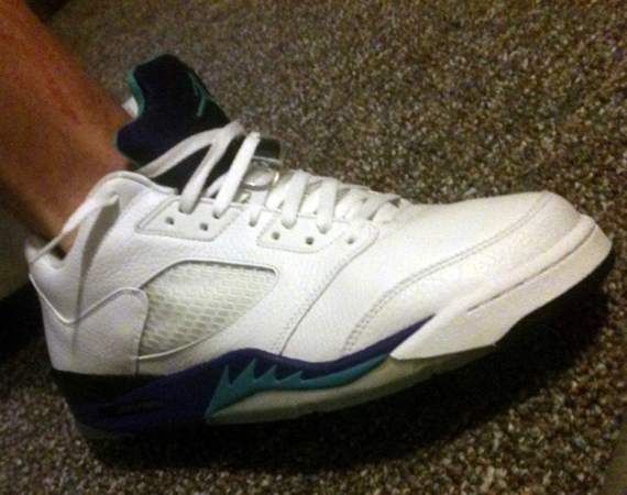 Jordan V Low Grape Customs 7