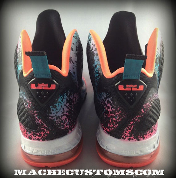 Lebron 9 Flamingo Customs 1