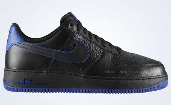 Nike Af1 Low Black Royal March 2012 2