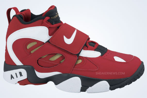 Nike Air Diamond Turf Ii Varsity Red White Metallic Gold Release Date