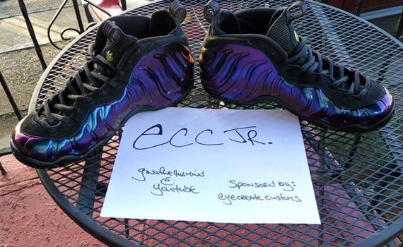 Nike Air Foamposite One Invisibility Cloak Customs 7