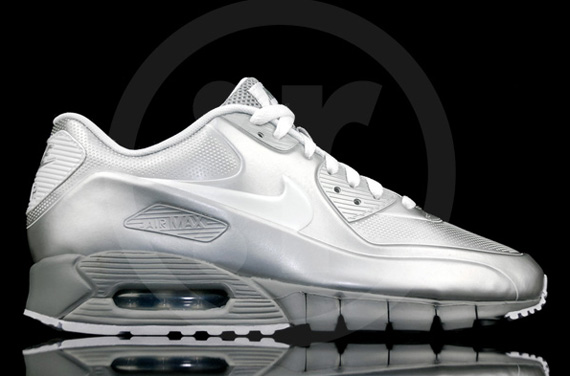 Nike Air Max 90 Current Vt Lsr Metallic Silver White 1