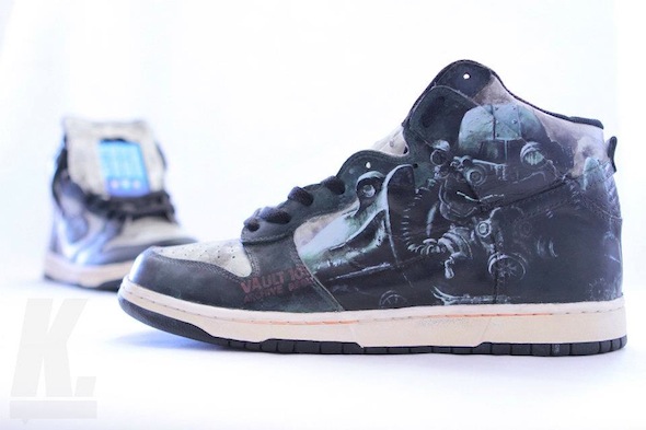 Nike Dunk High Custom Vault Dweller By Jacob Patterson 3