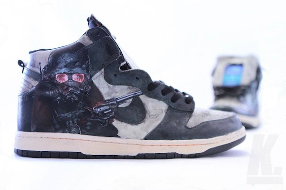 Nike Dunk High Custom Vault Dweller By Jacob Patterson 4
