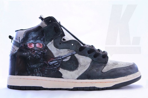 Nike Dunk High Custom Vault Dweller By Jacob Patterson 5