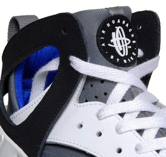 Nike Huarache Basketball 2012 White Black Soar 2