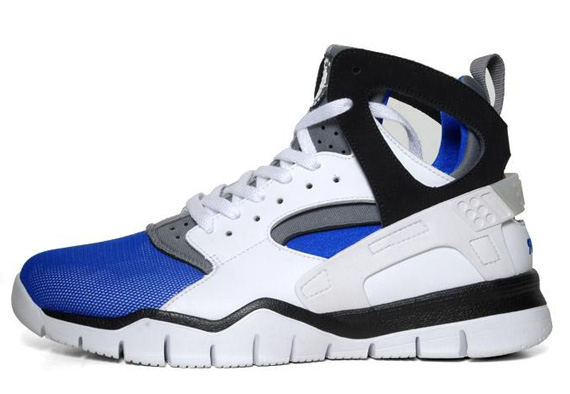 Nike Huarache Basketball 2012 White Black Soar 3