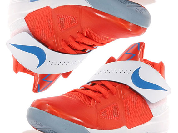 Nike Zoom KD IV - Team Orange - Photo Blue - White