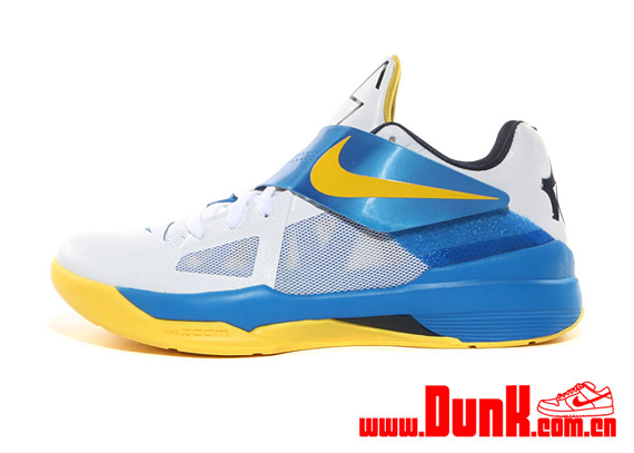 Nike Kd Iv Yellow Wht Pht Nv 1