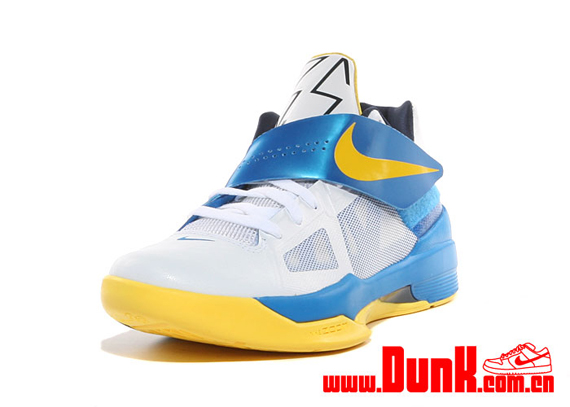 Nike Kd Iv Yellow Wht Pht Nv 3