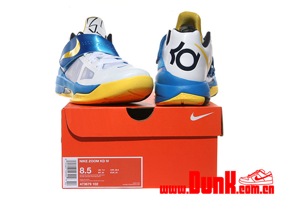 Nike Kd Iv Yellow Wht Pht Nv 6