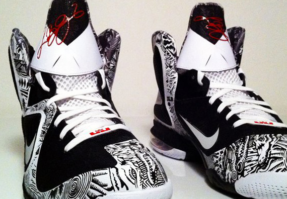 Nike LeBron 9 'Freegums All-Over' Customs by ROM