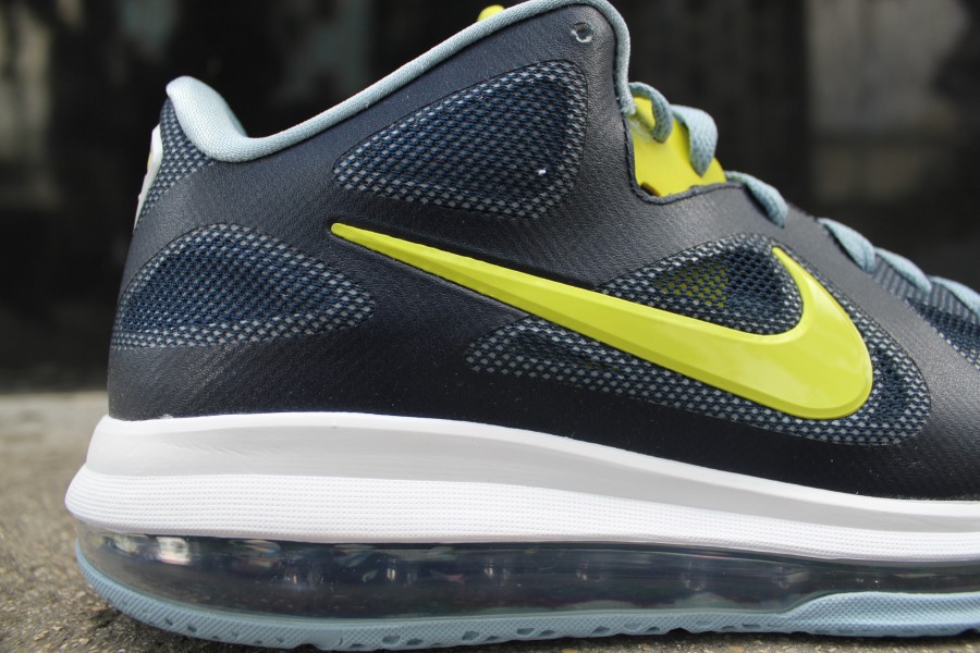Nike Lebron 9 Low Obsidian Cyber Blue Grey 3