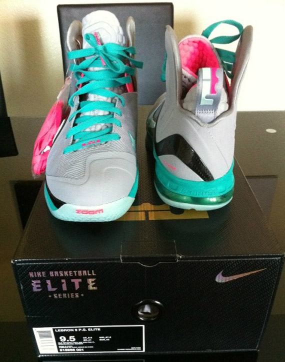 Nike Lebron 9 Ps Elite Mint Candy Pink Flash 5