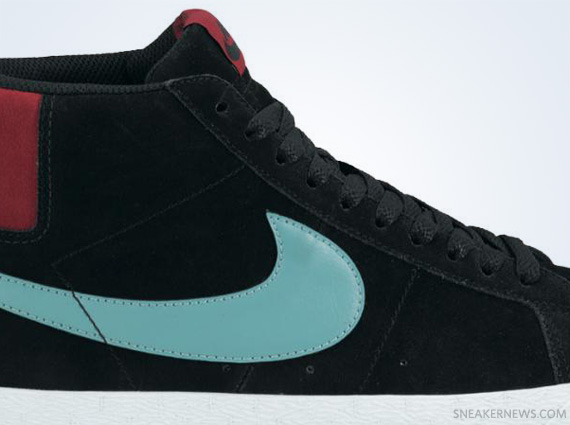 Nike SB Blazer Mid - Black - Sea Crystal | April 2012