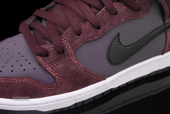 Nike Sb Dunk High Deep Burgandy Black April 2012 3