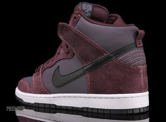 Nike Sb Dunk High Deep Burgandy Black April 2012 5