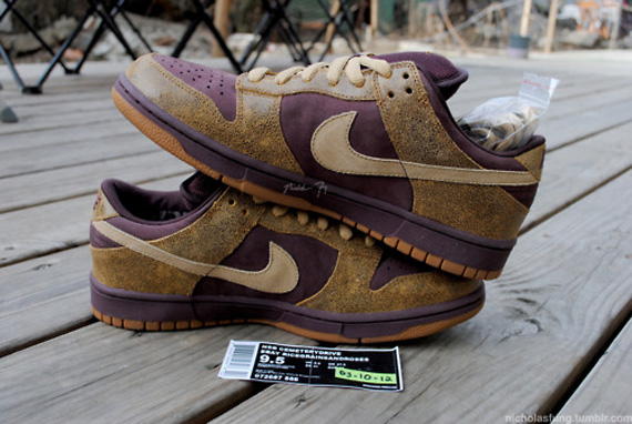 Nike Sb Dunk Low Distressed Leather Sample Ebay 4