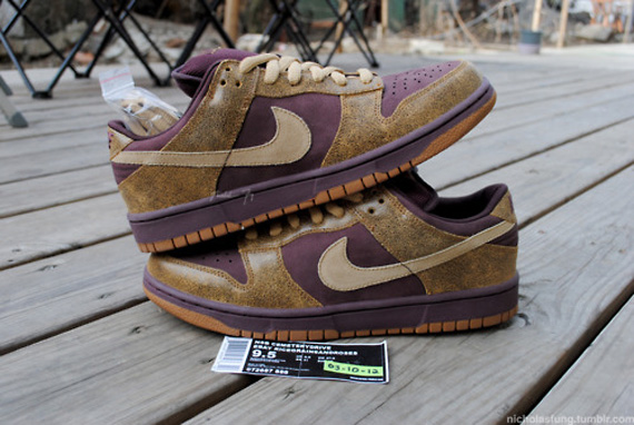 Nike Sb Dunk Low Distressed Leather Sample Ebay 5