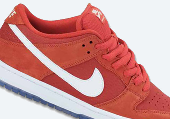 Nike Sb Dunk Low Red White Ice Sole 1