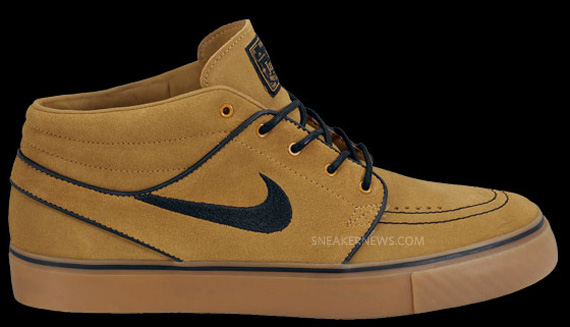 Nike Sb Janoski Mid Wheat Black Gum Light Brown