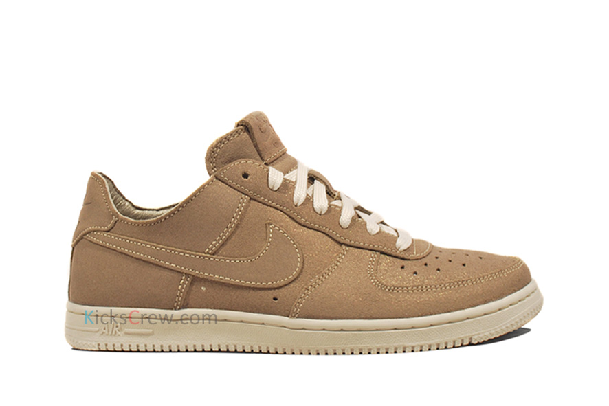 Nike Wmns Air Force 1 Low Light Metallic Gold Grain 1